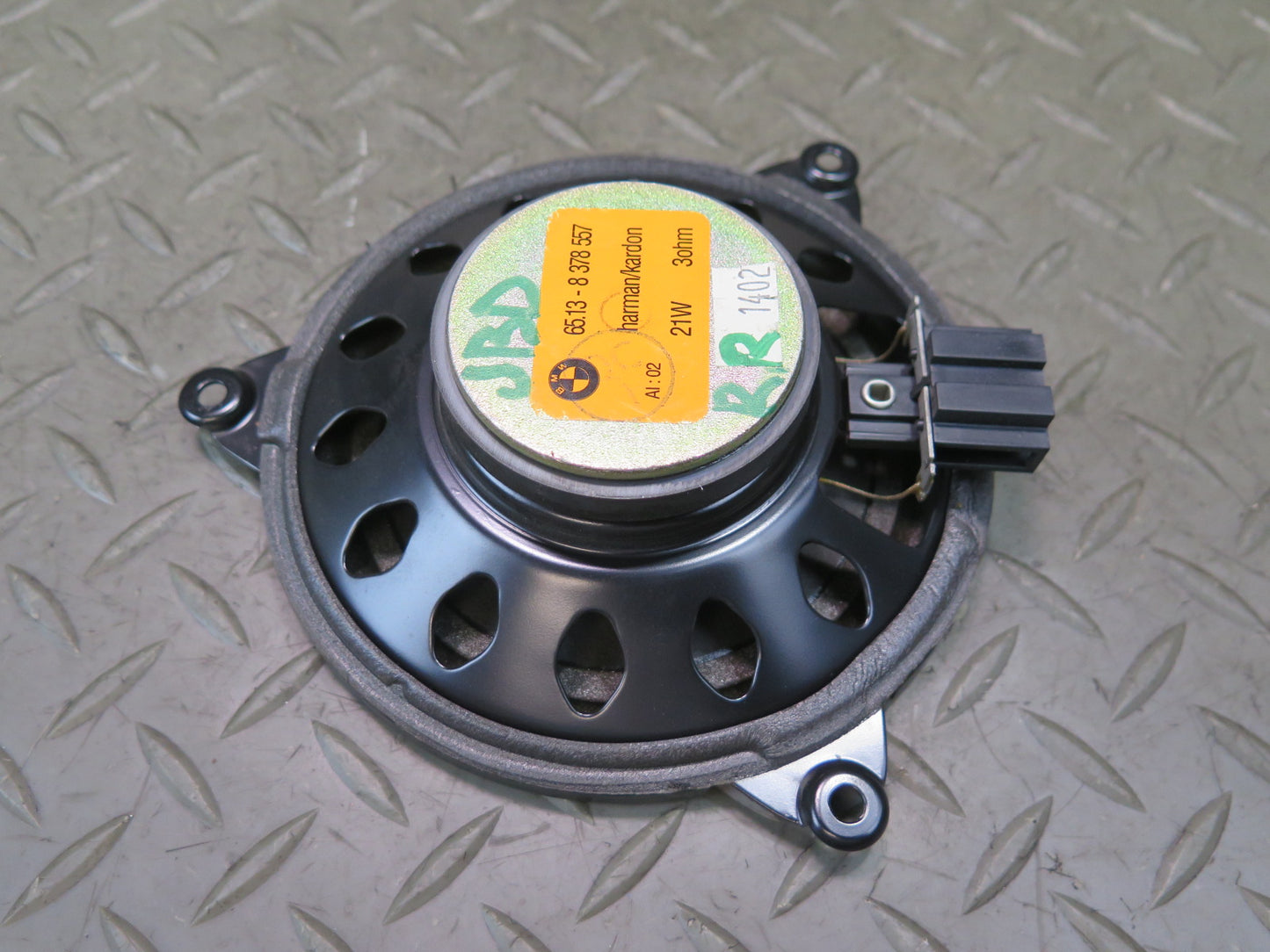 01-06 BMW E46 330CI Convertible Rear Right Harman Kardon Speaker 8378557 OEM