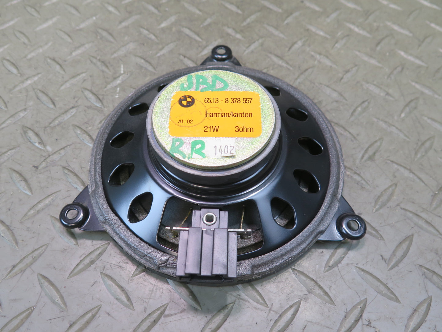 01-06 BMW E46 330CI Convertible Rear Right Harman Kardon Speaker 8378557 OEM