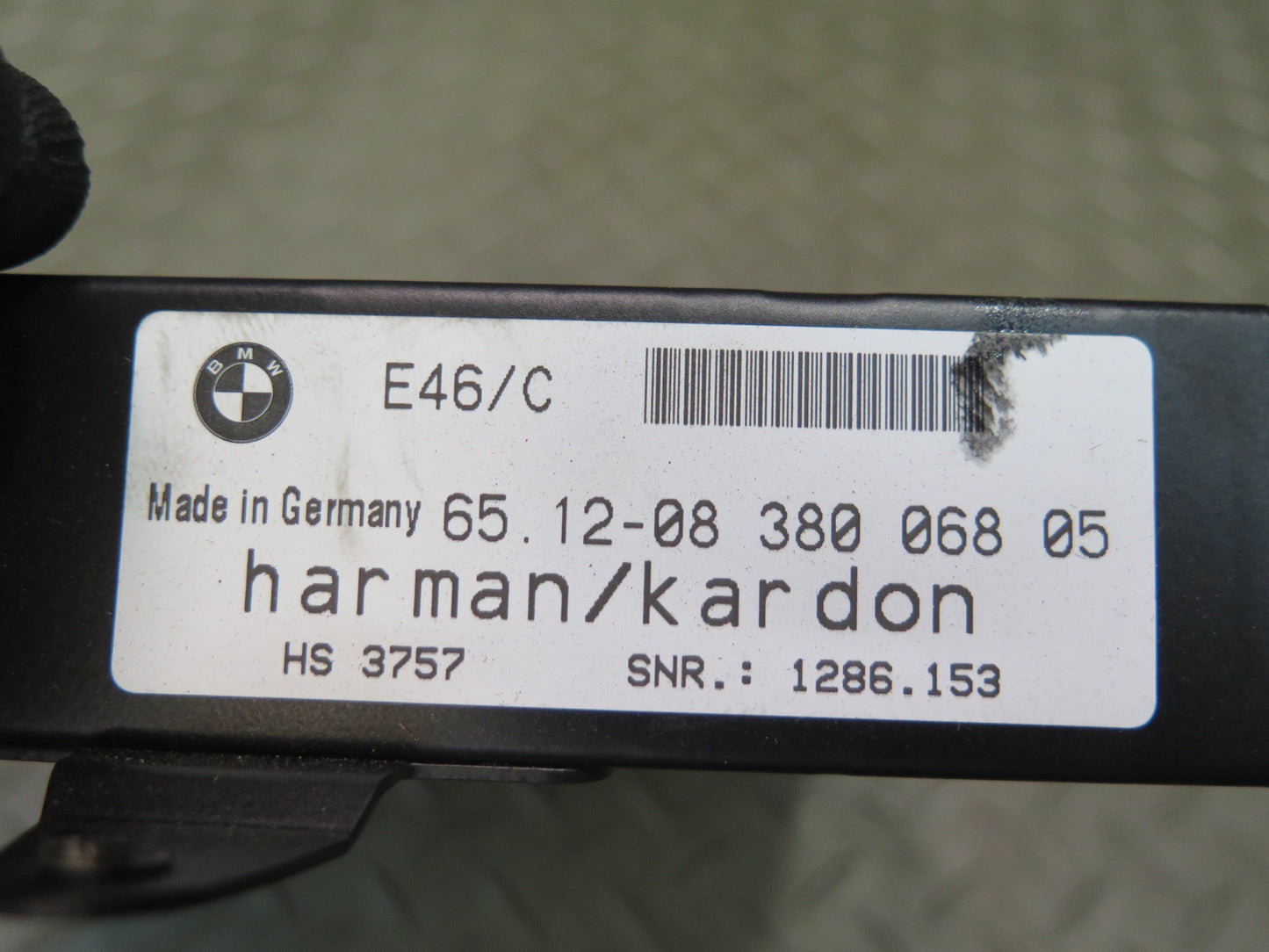01-06 BMW E46 330ci Convert Harman Kardon Hi-fi Audio Amplifier AMP 8380068 OEM