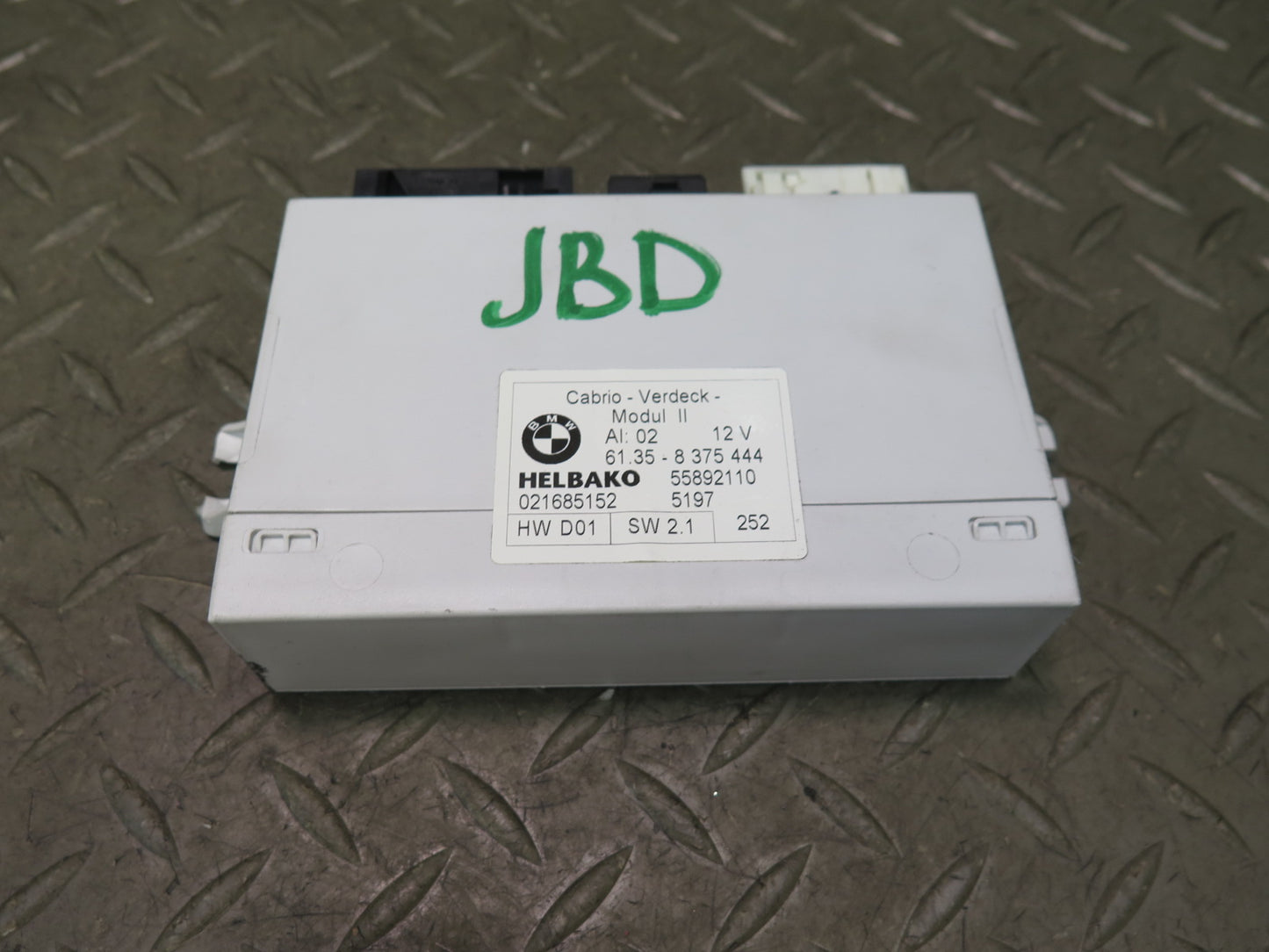 01-06 BMW E46 330ci Convertible Folding TOP Roof Control Unit Module 8375444 OEM