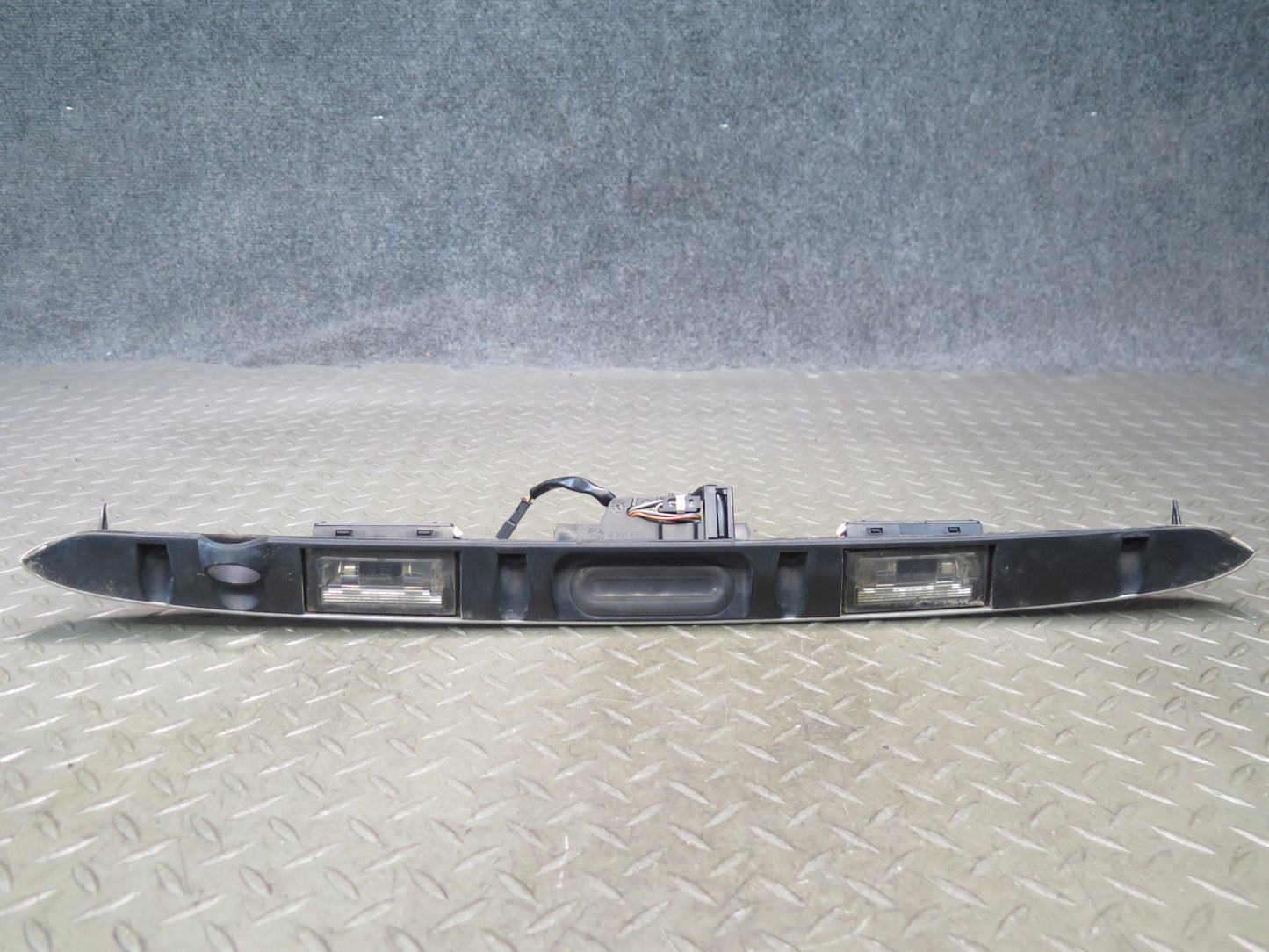 01-06 BMW E46 330Ci Convertible Rear Trunk Lid Handle Trim Molding OEM