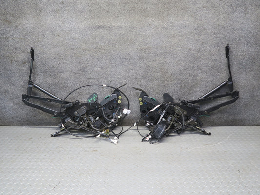 02-10 Lexus UZZ40L SC430 Set of 2 Rear Left & Right Trunk Hinge Black OEM