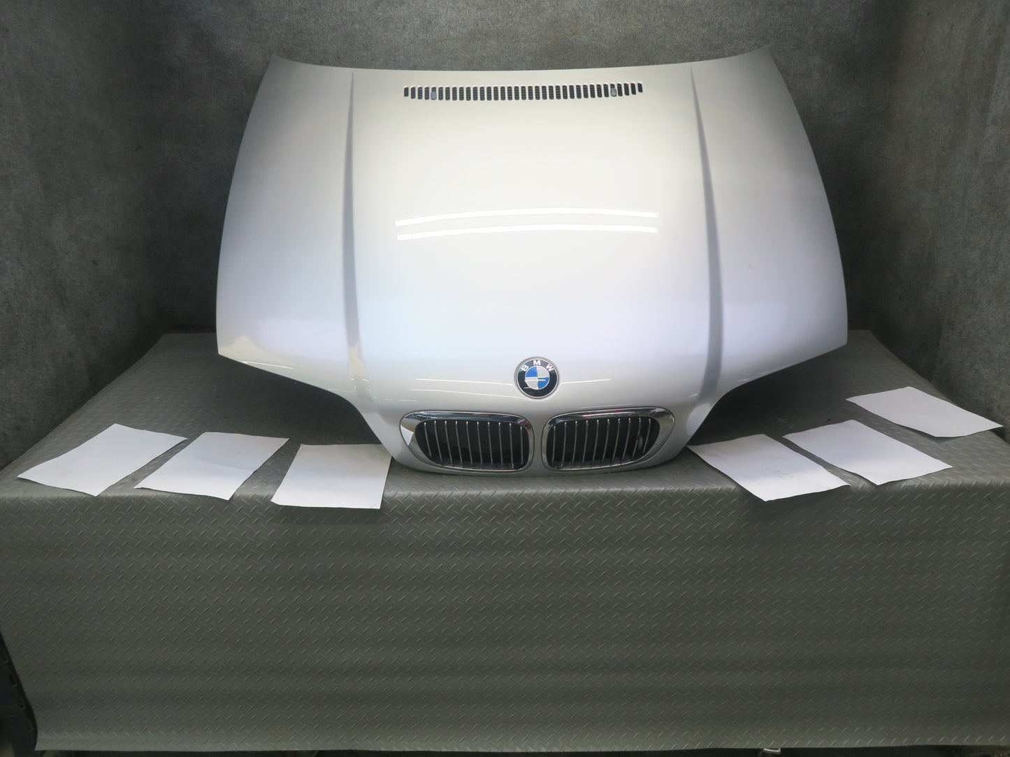 01-03 BMW E46 330ci Coupe Convertible Front Hood Bonnet Shell Panel Silver OEM