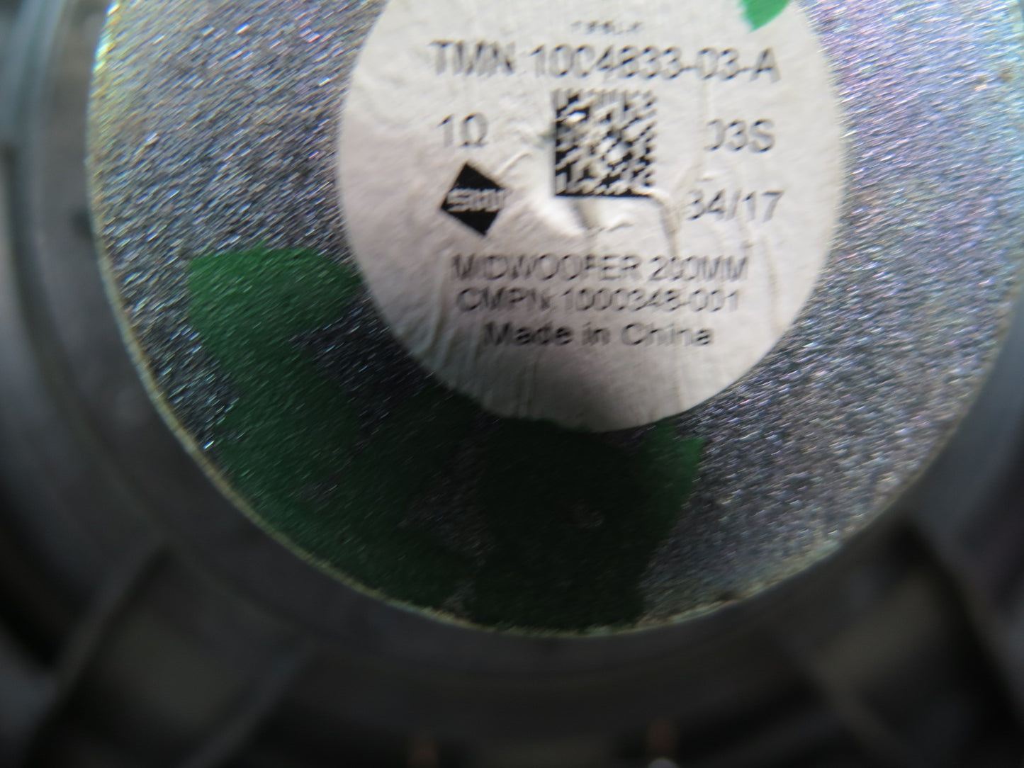 2016-2019 Tesla Model S 75D Front Right Pass Side Door Audio Speaker