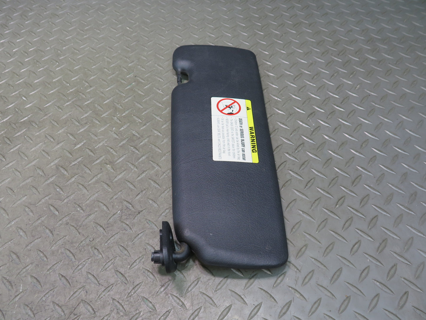 01-06 BMW E46 330ci Convertible Set of 2 Front Left & Right Sun Visor Black OEM