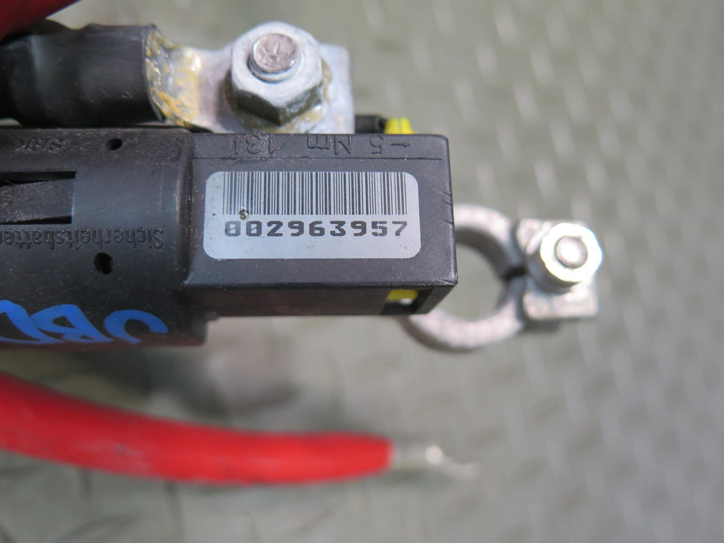 01-06 BMW E46 330ci M54 Convertible Plus Pole Positive Battery Cable OEM