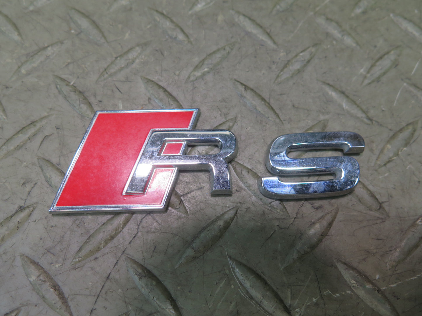 11-16 Audi RS5 8F7 Rear Trunk Lid Emblem Badge Logo Set OEM