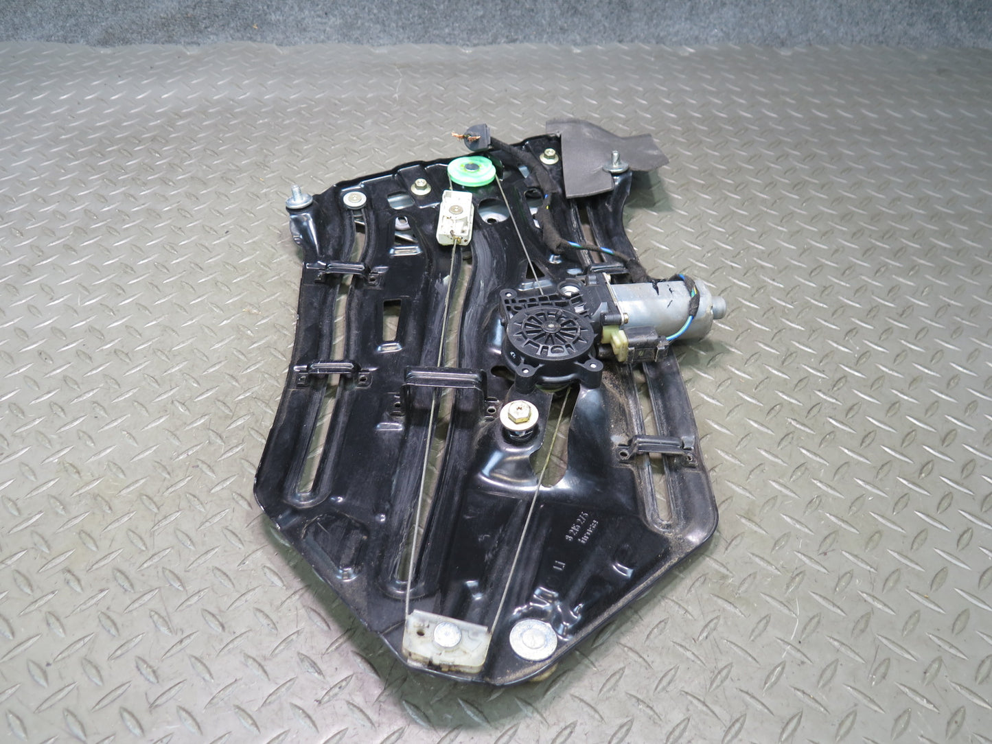 01-06 BMW E46 330ci Convertible Rear Left Quarter Window Regulator w Motor OEM