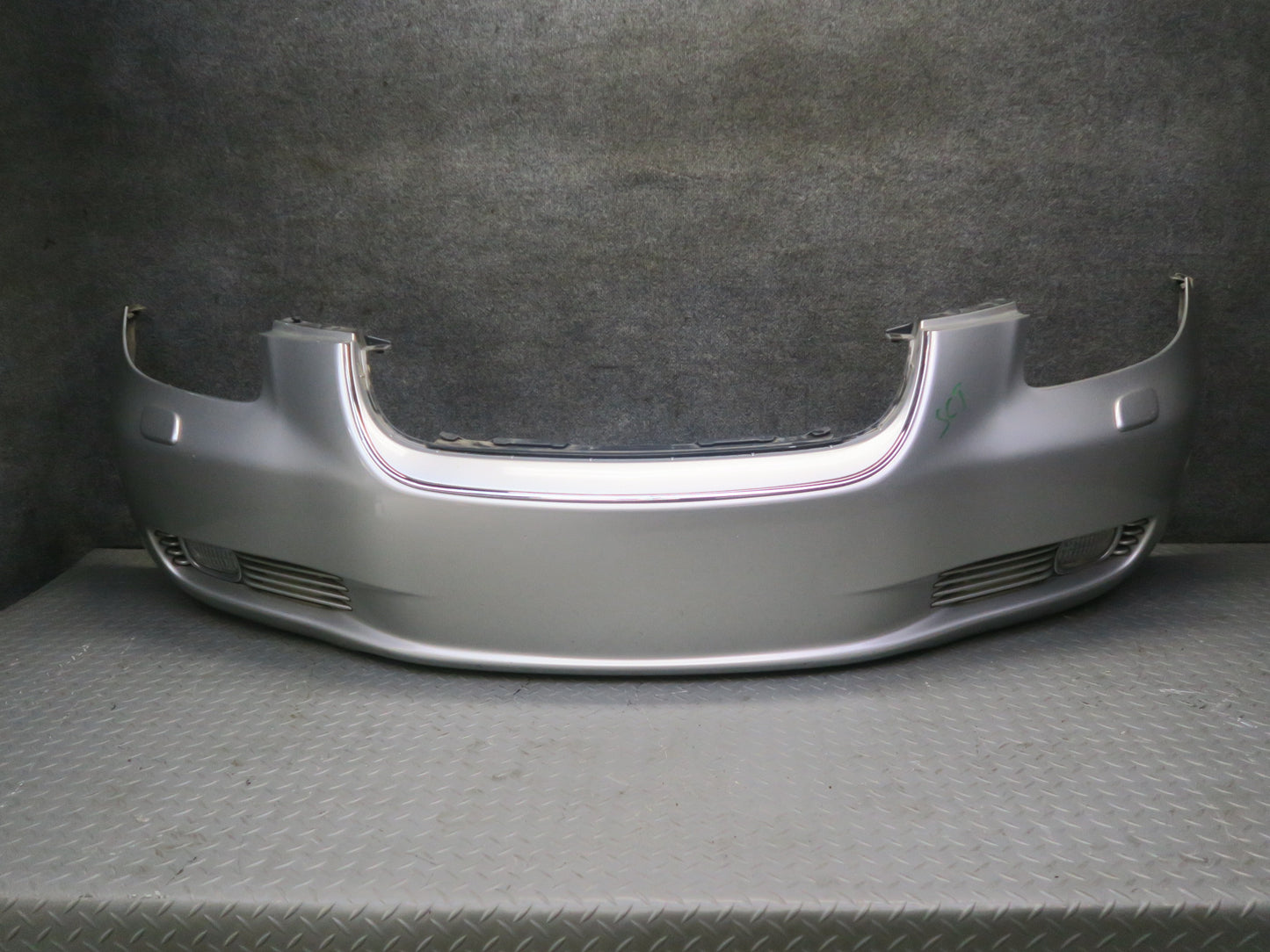 02-05 Lexus Z40 SC430 Front Bumper Cover Panel Silver w Fog Lights & Washer OEM