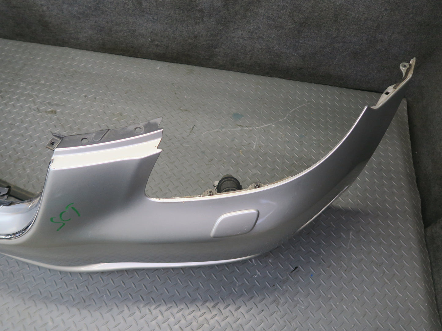 02-05 Lexus Z40 SC430 Front Bumper Cover Panel Silver w Fog Lights & Washer OEM