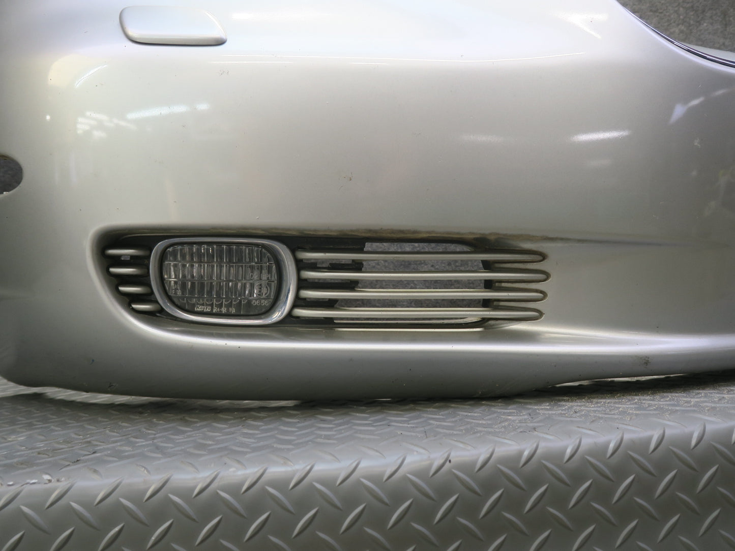 02-05 Lexus Z40 SC430 Front Bumper Cover Panel Silver w Fog Lights & Washer OEM