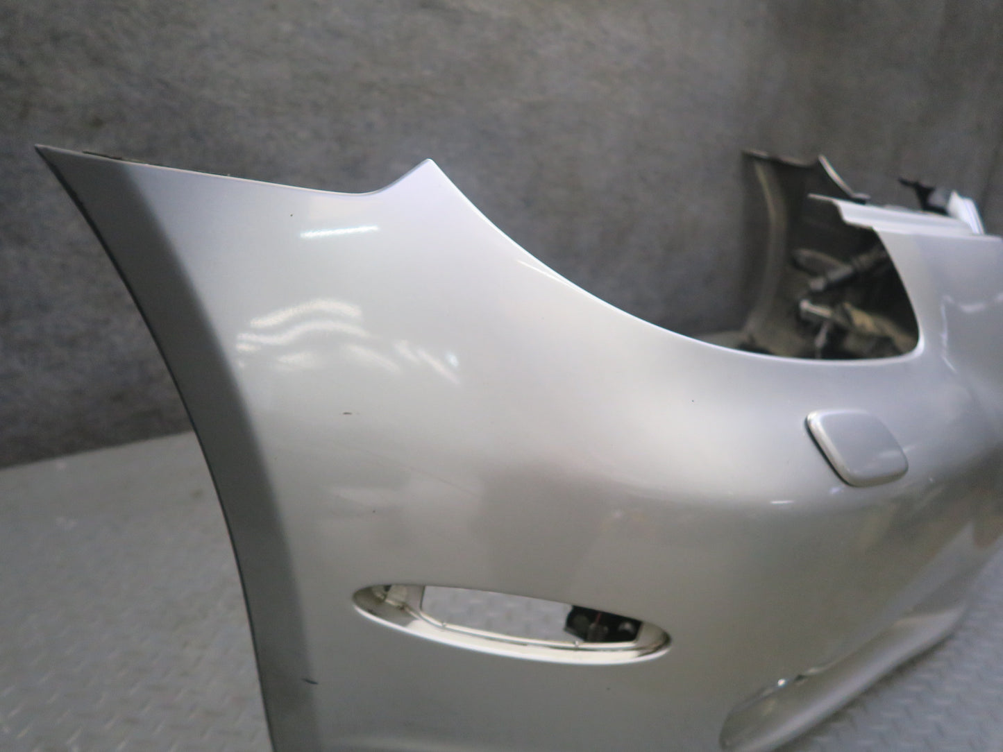 02-05 Lexus Z40 SC430 Front Bumper Cover Panel Silver w Fog Lights & Washer OEM