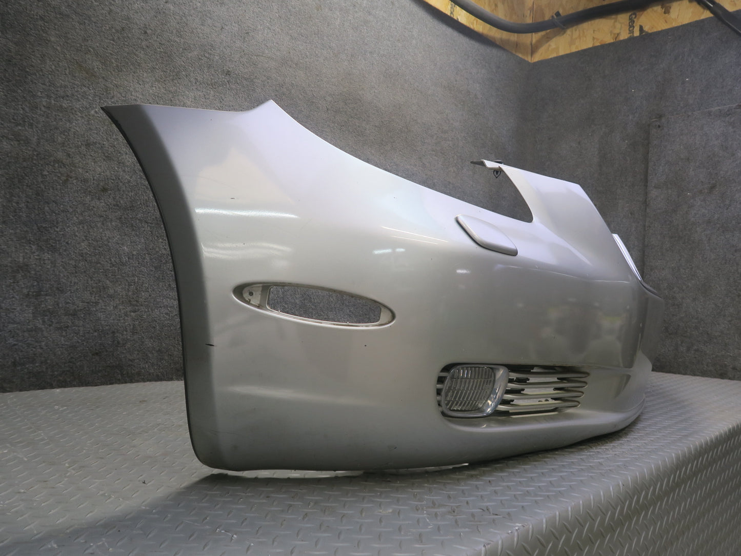 02-05 Lexus Z40 SC430 Front Bumper Cover Panel Silver w Fog Lights & Washer OEM