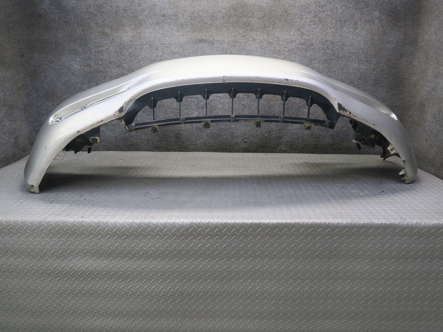 02-05 Lexus Z40 SC430 Front Bumper Cover Panel Silver w Fog Lights & Washer OEM