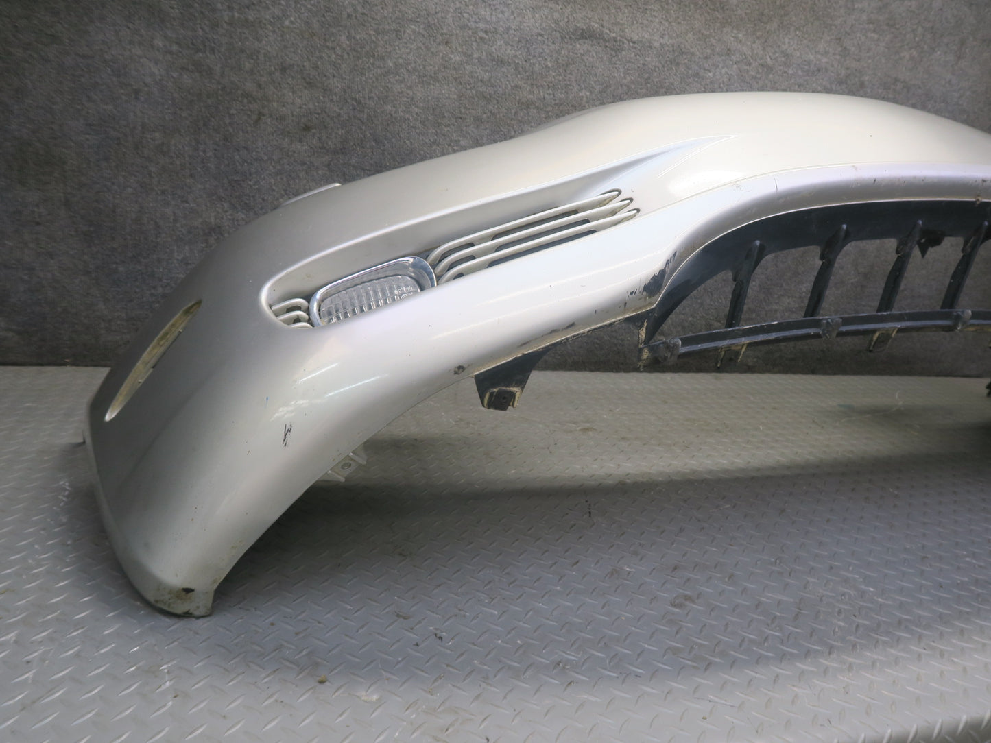 02-05 Lexus Z40 SC430 Front Bumper Cover Panel Silver w Fog Lights & Washer OEM