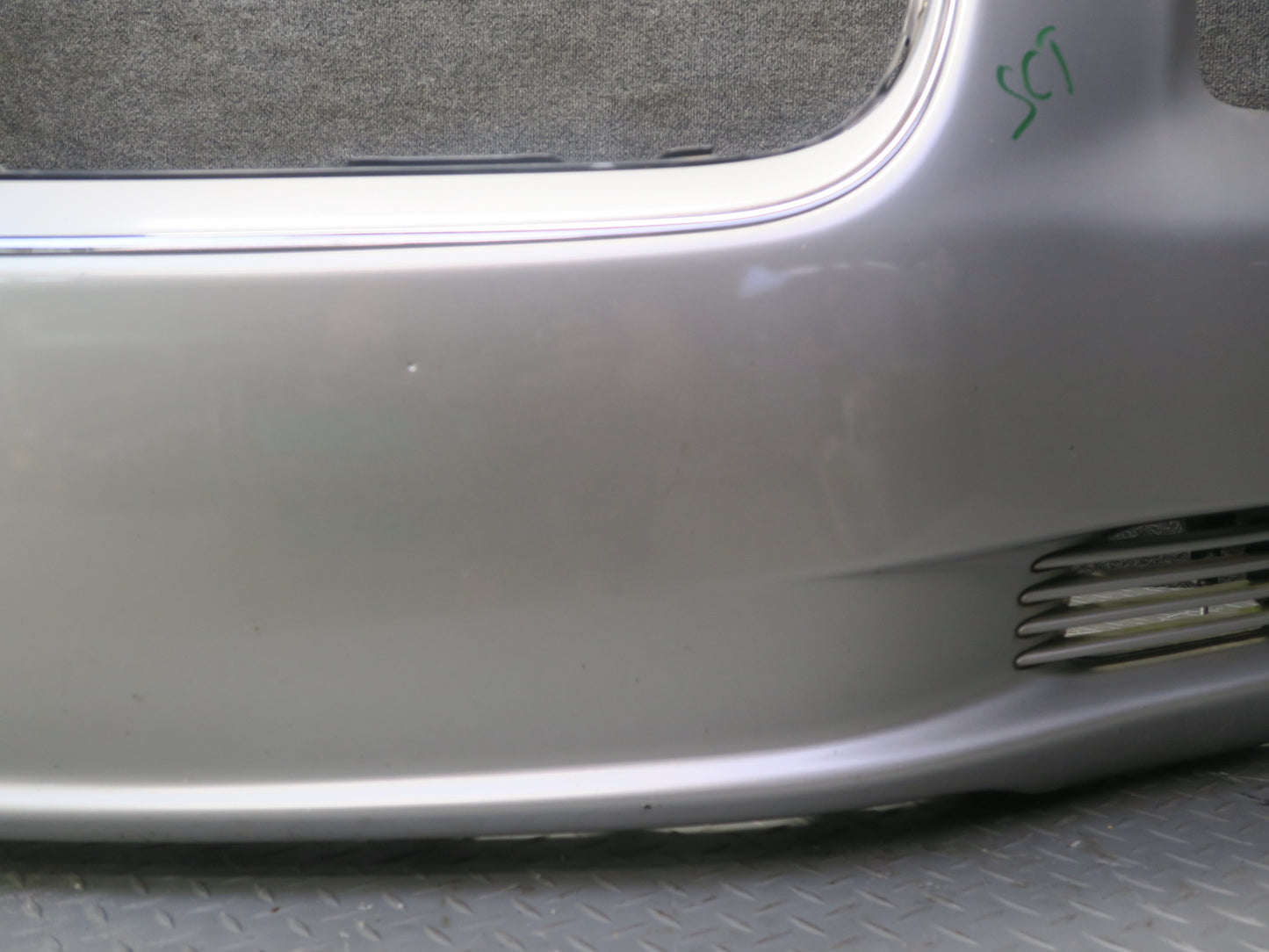 02-05 Lexus Z40 SC430 Front Bumper Cover Panel Silver w Fog Lights & Washer OEM