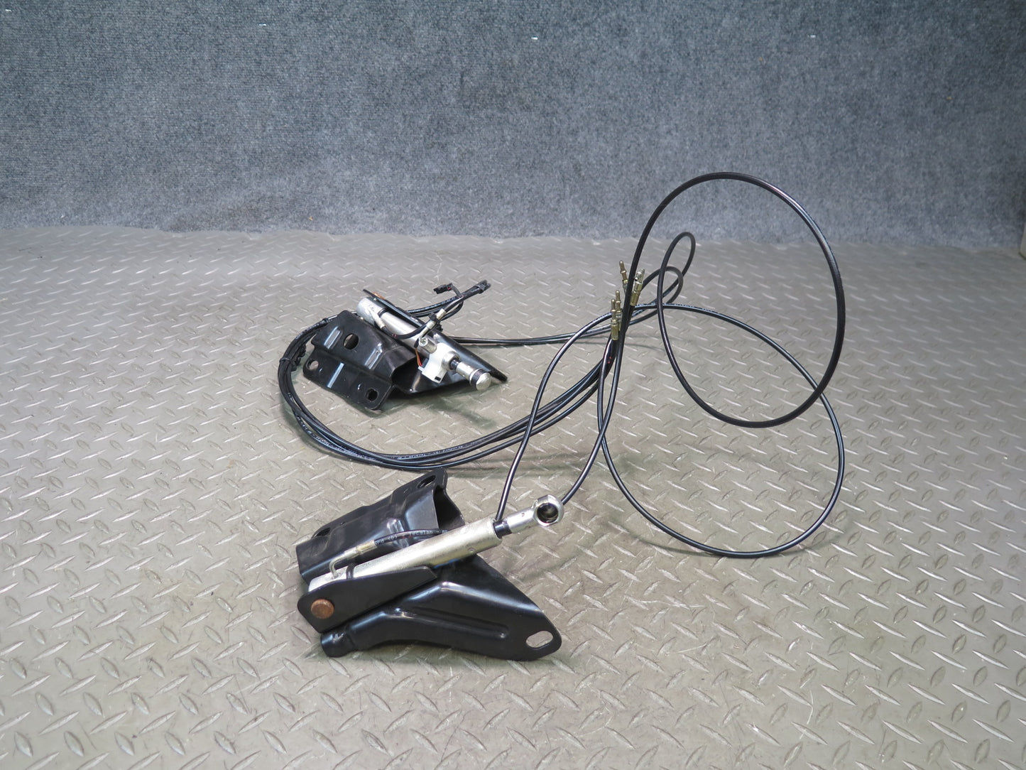 01-06 BMW E46 330Ci Conv Rear Left & Right TOP Hydraulic Cylinder w Pipe Set OEM