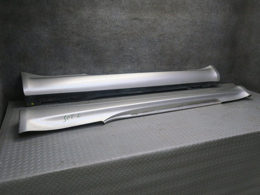 02-05 Lexus Z40 SC430 Set of 2 Left & Right Side Skirt Rocker Panel Silver OEM