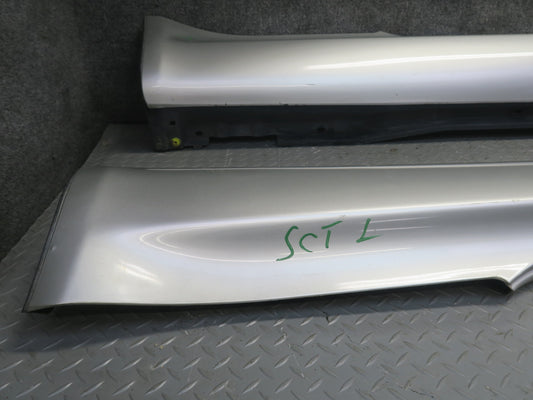 02-05 Lexus Z40 SC430 Set of 2 Left & Right Side Skirt Rocker Panel Silver OEM