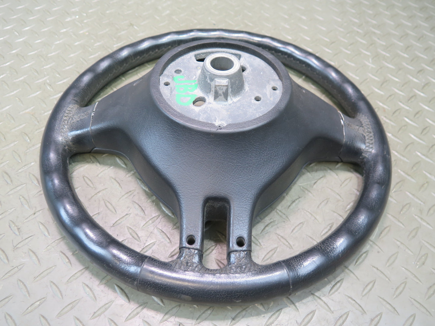 01-06 BMW E46 330ci 3-SPOKE Leather Sport Steering w Controls Black OEM