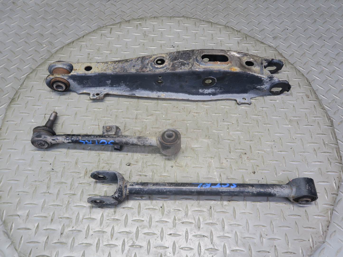 02-10 Lexus Z40 SC430 Set of 3 Rear Left Suspension Control Arm 122K Miles OEM