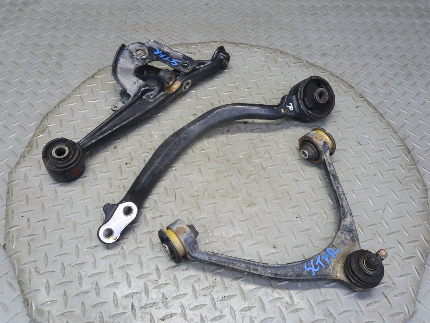 02-10 Lexus UZZ40L SC430 Set of 3 Front Right Lower & Upper Control Arm 122K OEM