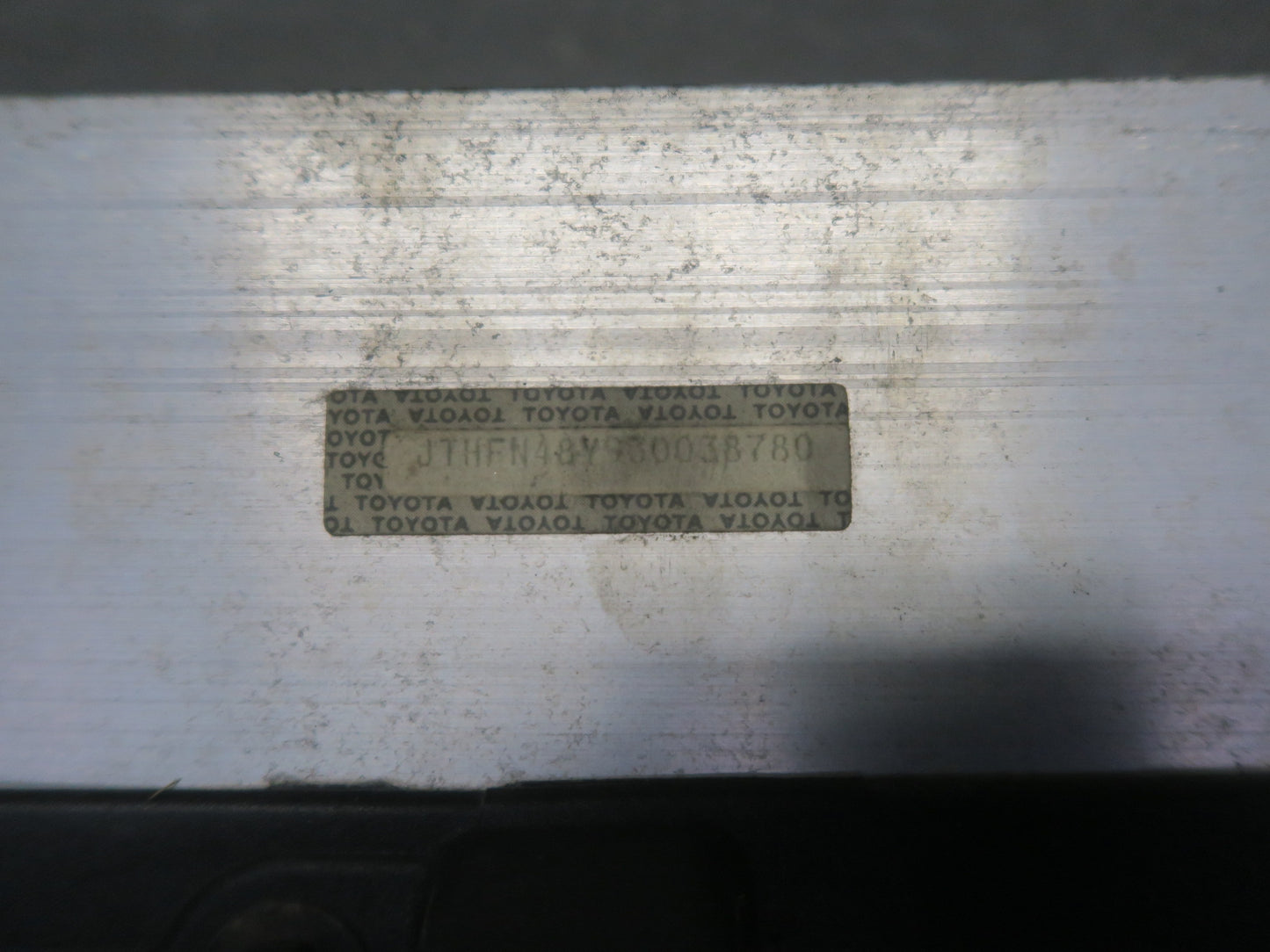 02-05 Lexus Z40 SC430 Front Bumper Reinforcement Impact Bar w Foam Absorber OEM