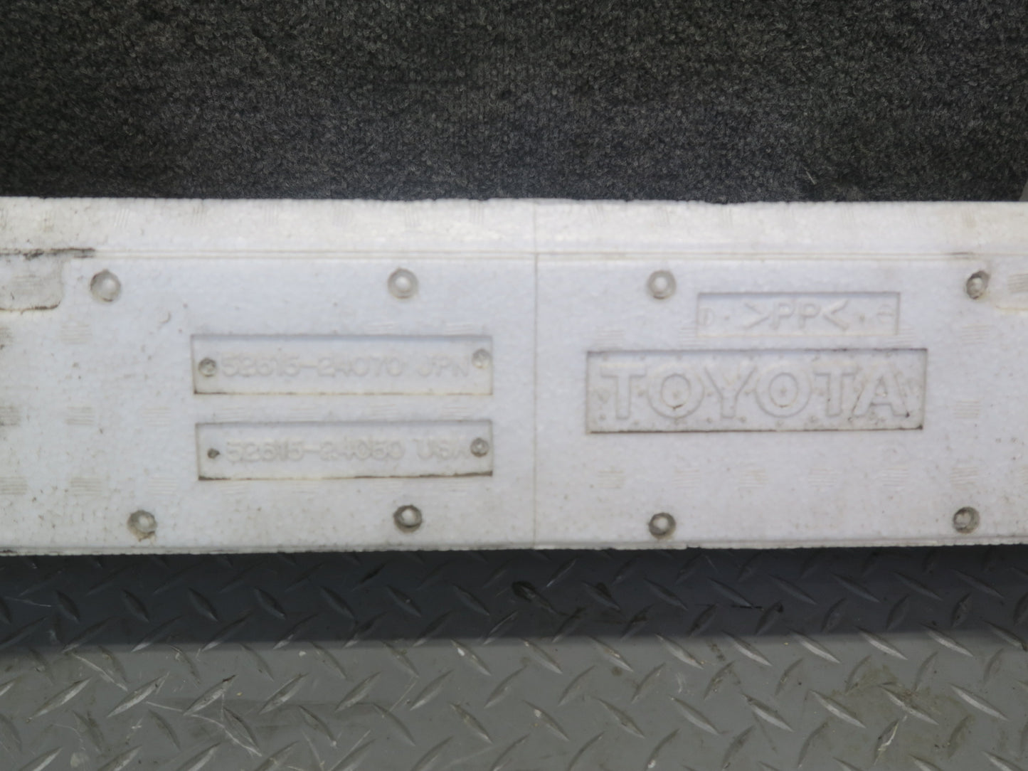 02-10 Lexus UZZ40L SC430 Rear Bumper Reinforcement Impact Foam w Bar OEM