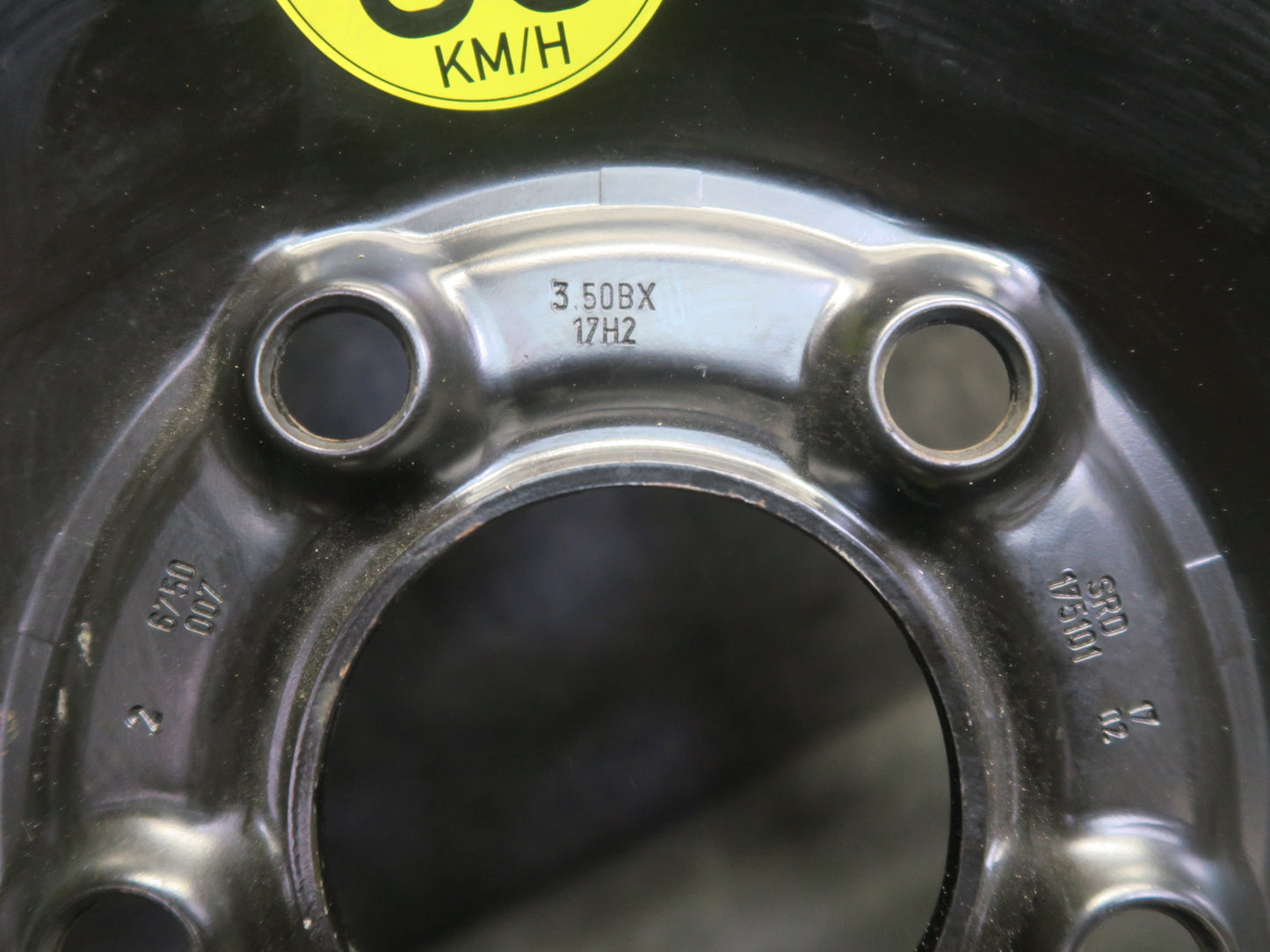 01-06 BMW E46 330Ci R17 17" Spare Tire Wheel 17x3.5J ET30 125/80 6750007 OEM