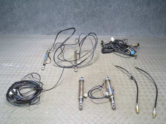 01-06 BMW E46 330Ci Convert Set of 4 TOP Hydraulic Cylinder w Hose Line Set OEM