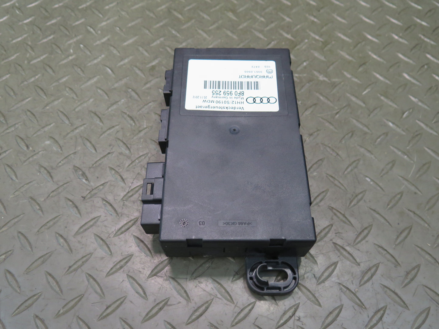 10-17 Audi RS5 8F7 Convertible Folding TOP Roof Control Module 8F0959255 OEM