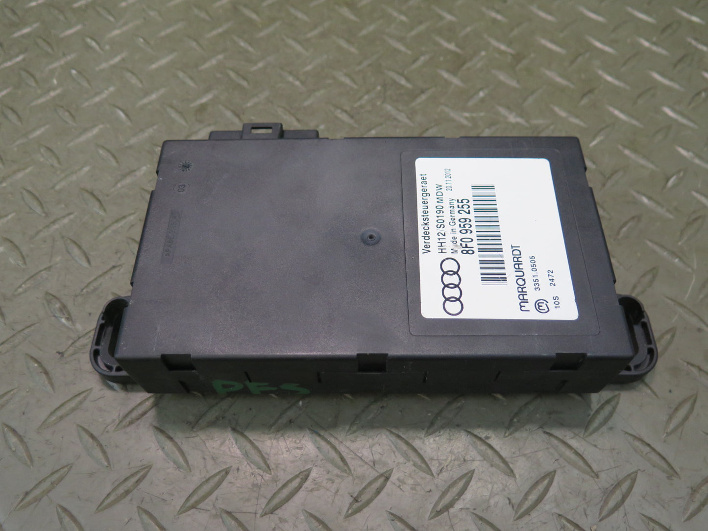 10-17 Audi RS5 8F7 Convertible Folding TOP Roof Control Module 8F0959255 OEM