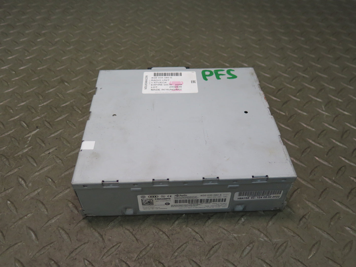 2013 Audi A5 S5 RS5 8F7 Trunk Radio Reciever Control Module 4G0035080E OEM
