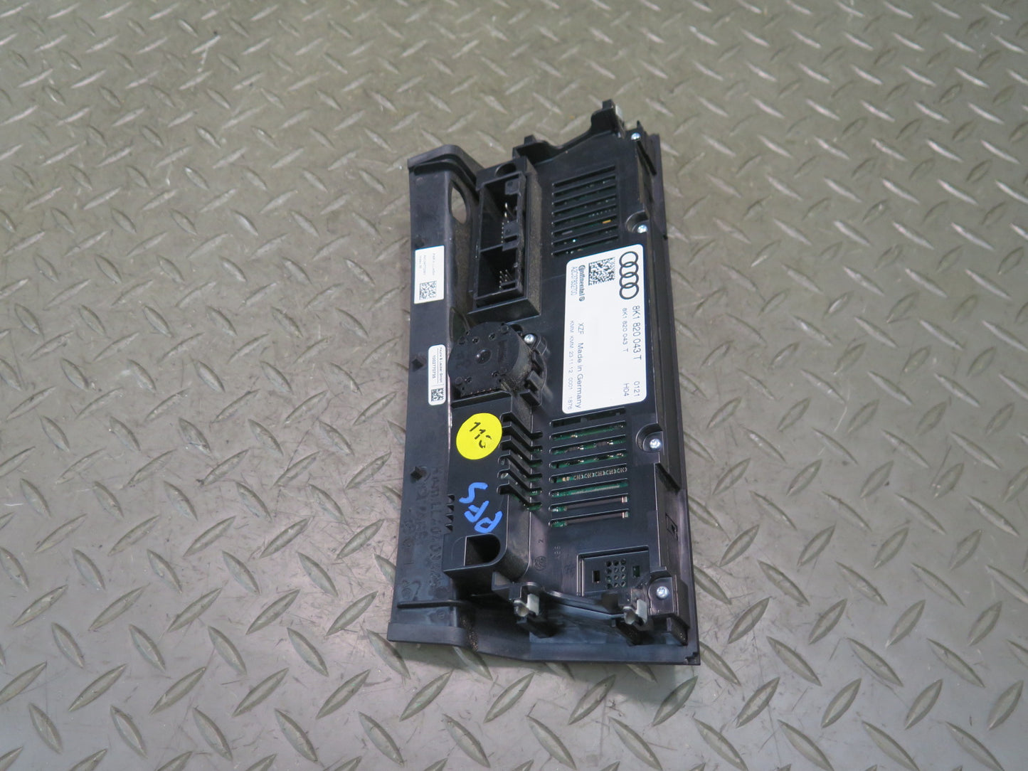 12-17 Audi A5 S5 A/C Heater Climate Control Switch Panel 8K1820043T OEM
