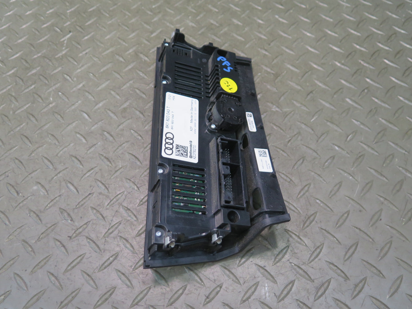 12-17 Audi A5 S5 A/C Heater Climate Control Switch Panel 8K1820043T OEM