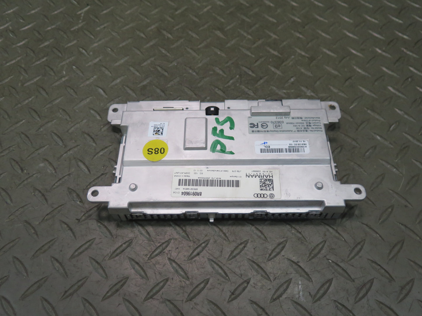 10-17 Audi A5 S5 RS5 Dash Navigation Information Screen Display 8R0919604 OEM