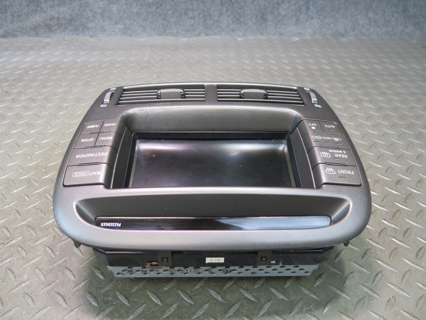 04-06 Lexus LS430 Dash Navigation Information Display Screen w Air Vent OEM