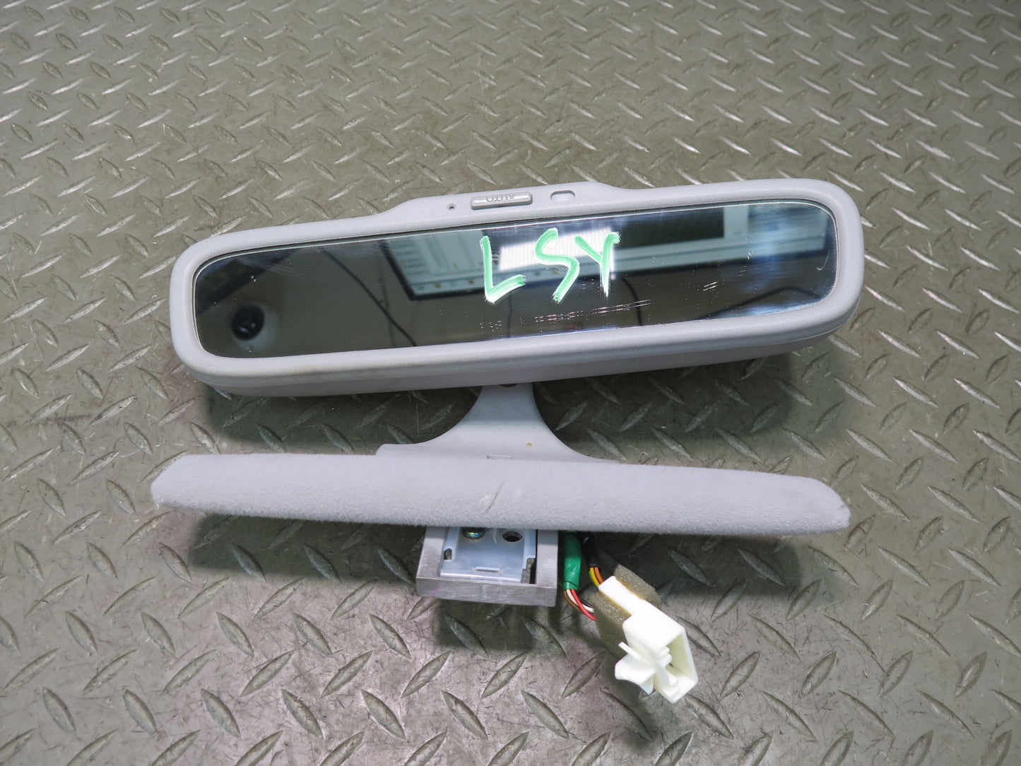 04-06 Lexus UCF30L LS430 Auto Dimming Interior Rear View Mirror w Sun Visor OEM