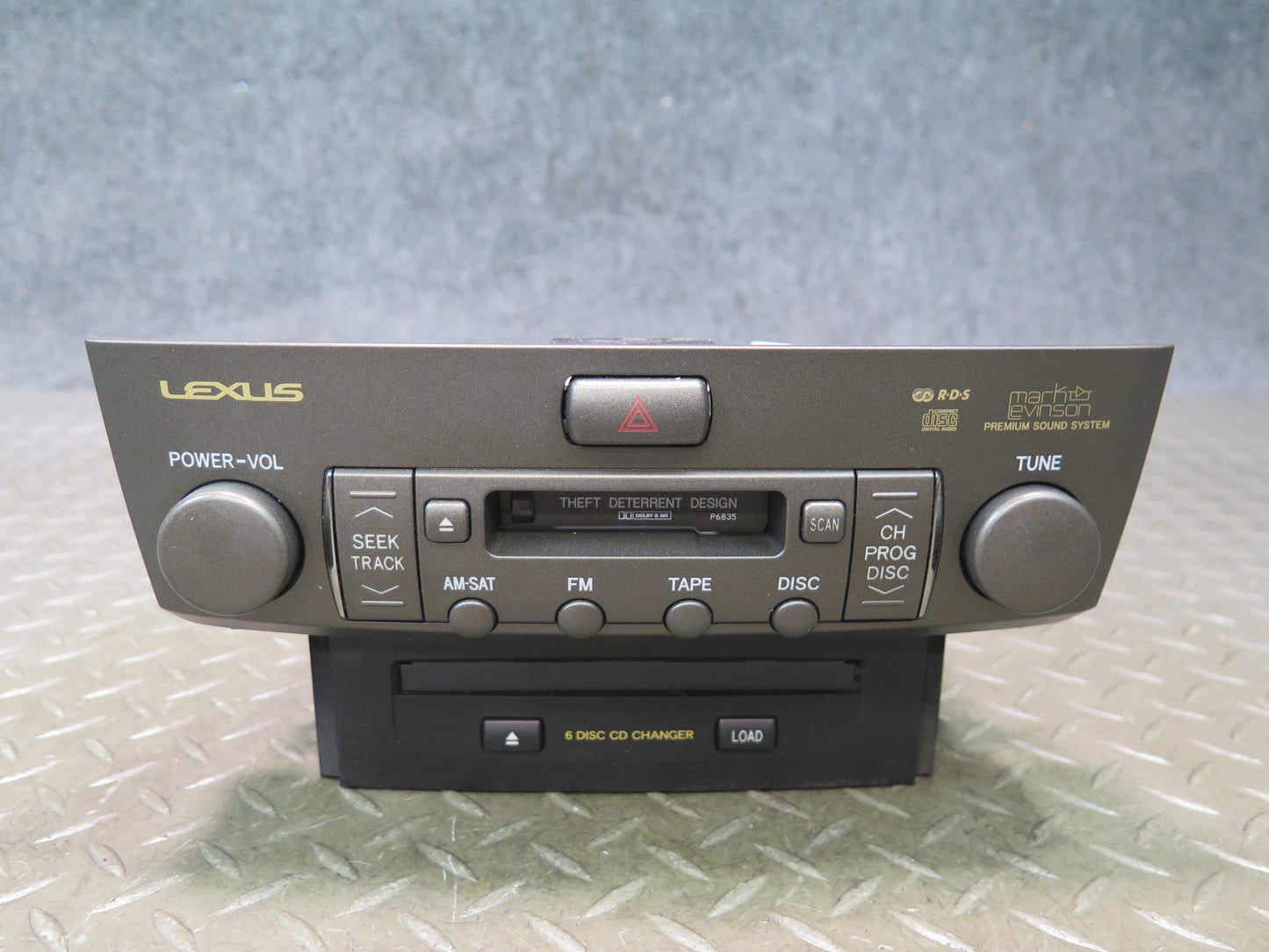04-06 Lexus LS430 Mark Levinson Radio Cassette CD Player Receiver Head Unit OEM