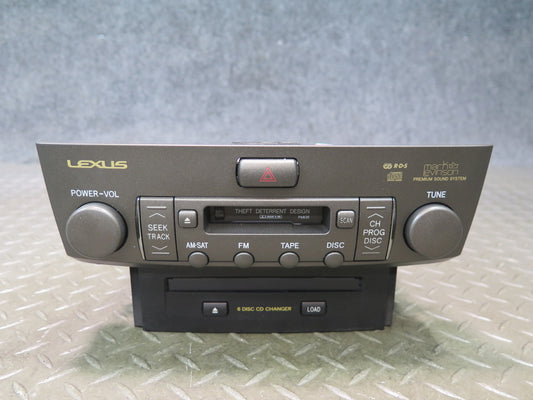 04-06 Lexus LS430 Mark Levinson Radio Cassette CD Player Receiver Head Unit OEM