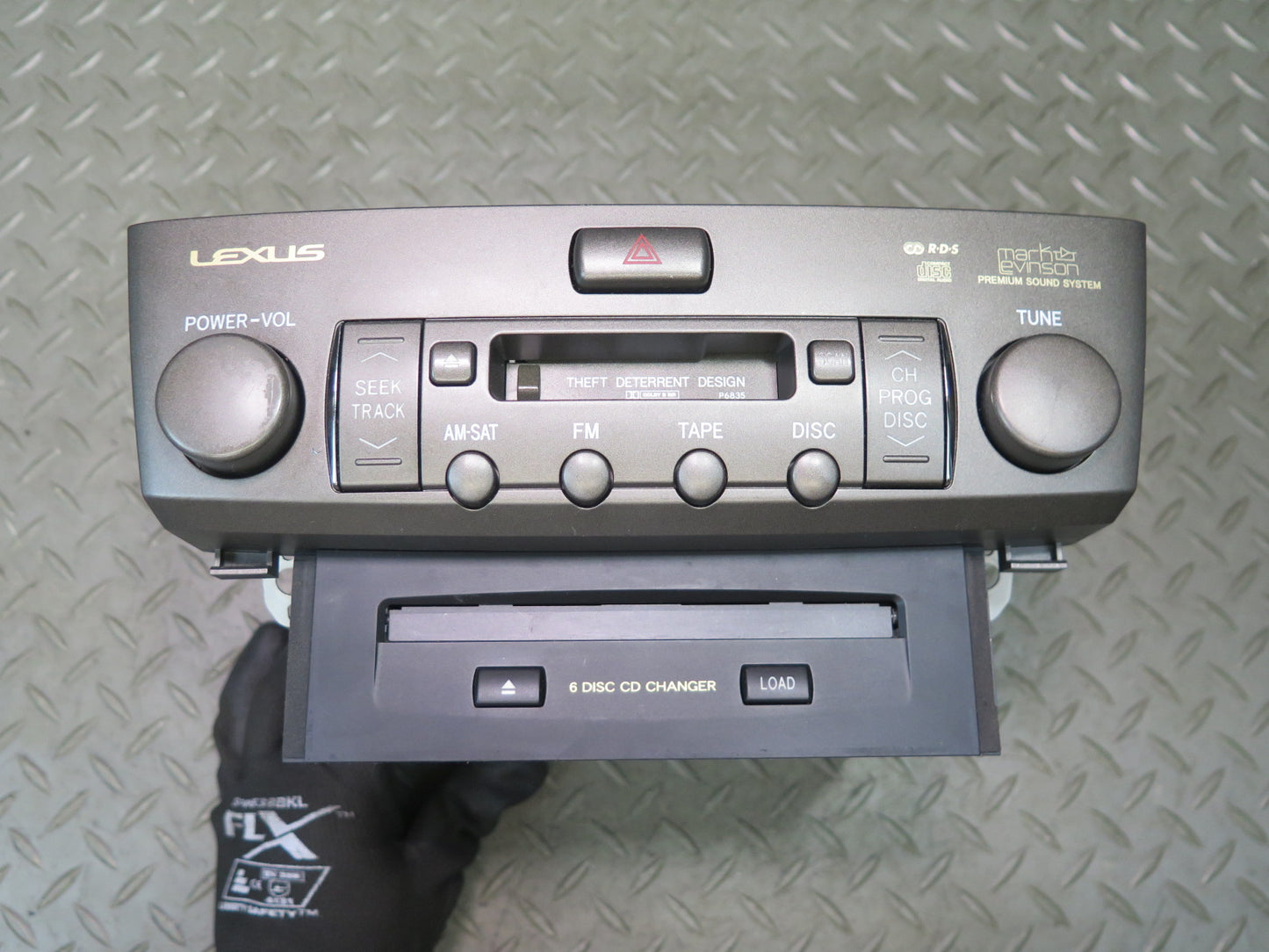 04-06 Lexus LS430 Mark Levinson Radio Cassette CD Player Receiver Head Unit OEM
