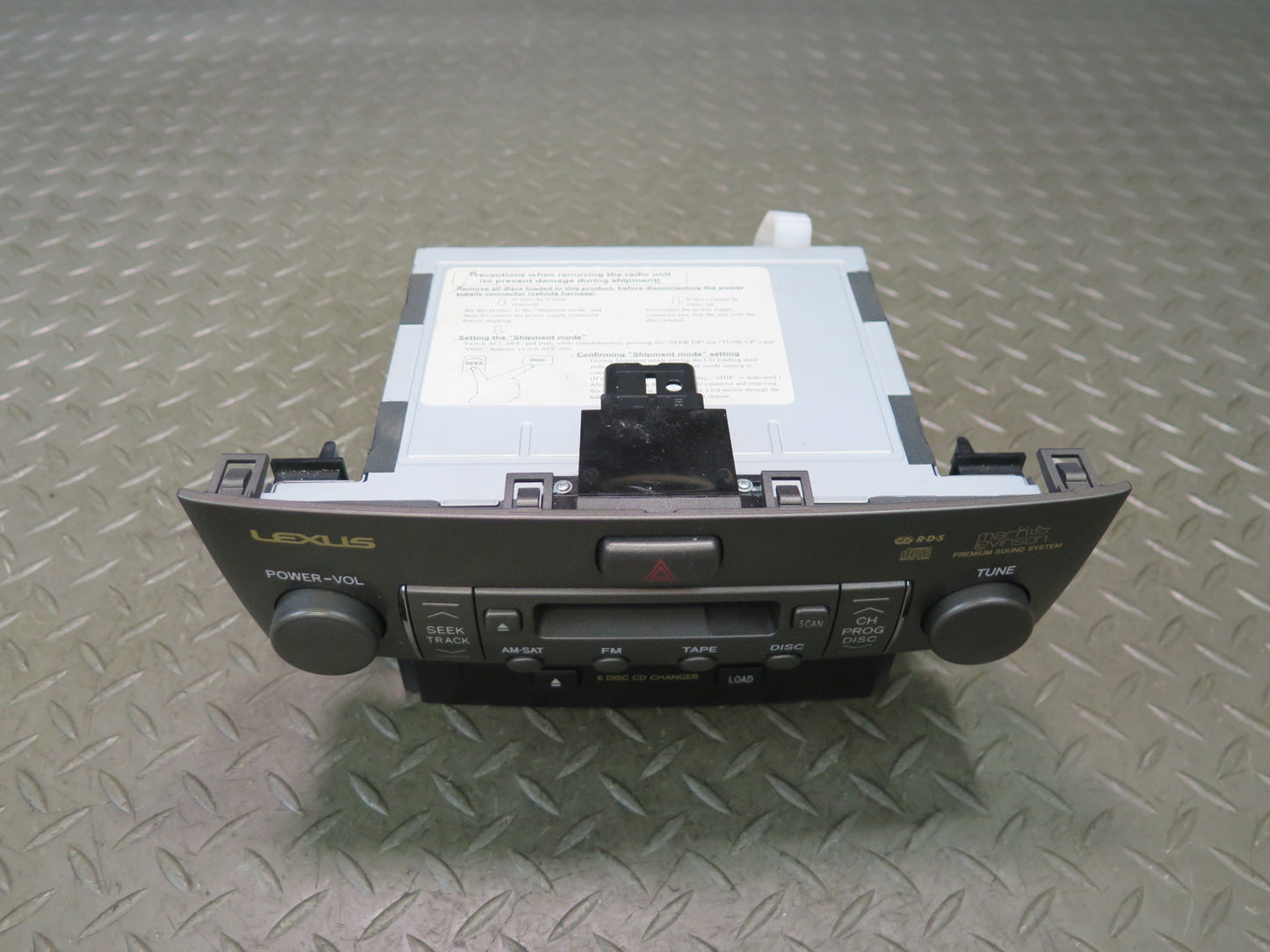 04-06 Lexus LS430 Mark Levinson Radio Cassette CD Player Receiver Head Unit OEM