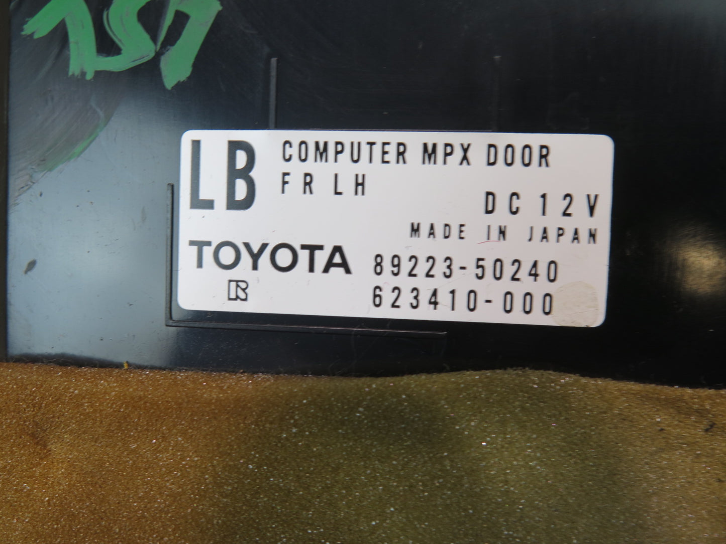 04-06 Lexus UCF30L LS430 Front Left Door Control Module 89223-50240 OEM