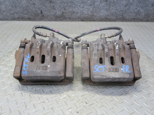 02-10 Lexus Z40 SC430 Set of 2 Front Left & Right Brake Caliper w Hoses 122K OEM