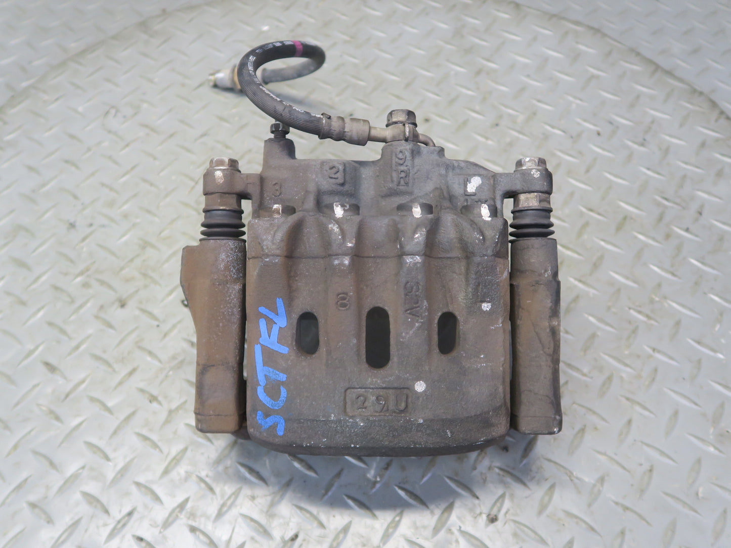 02-10 Lexus Z40 SC430 Set of 2 Front Left & Right Brake Caliper w Hoses 122K OEM