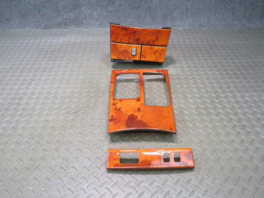 04-06 Lexus UCF30L LS430 Dash Center Console Wood Trim Bezel Cover Panel Set OEM