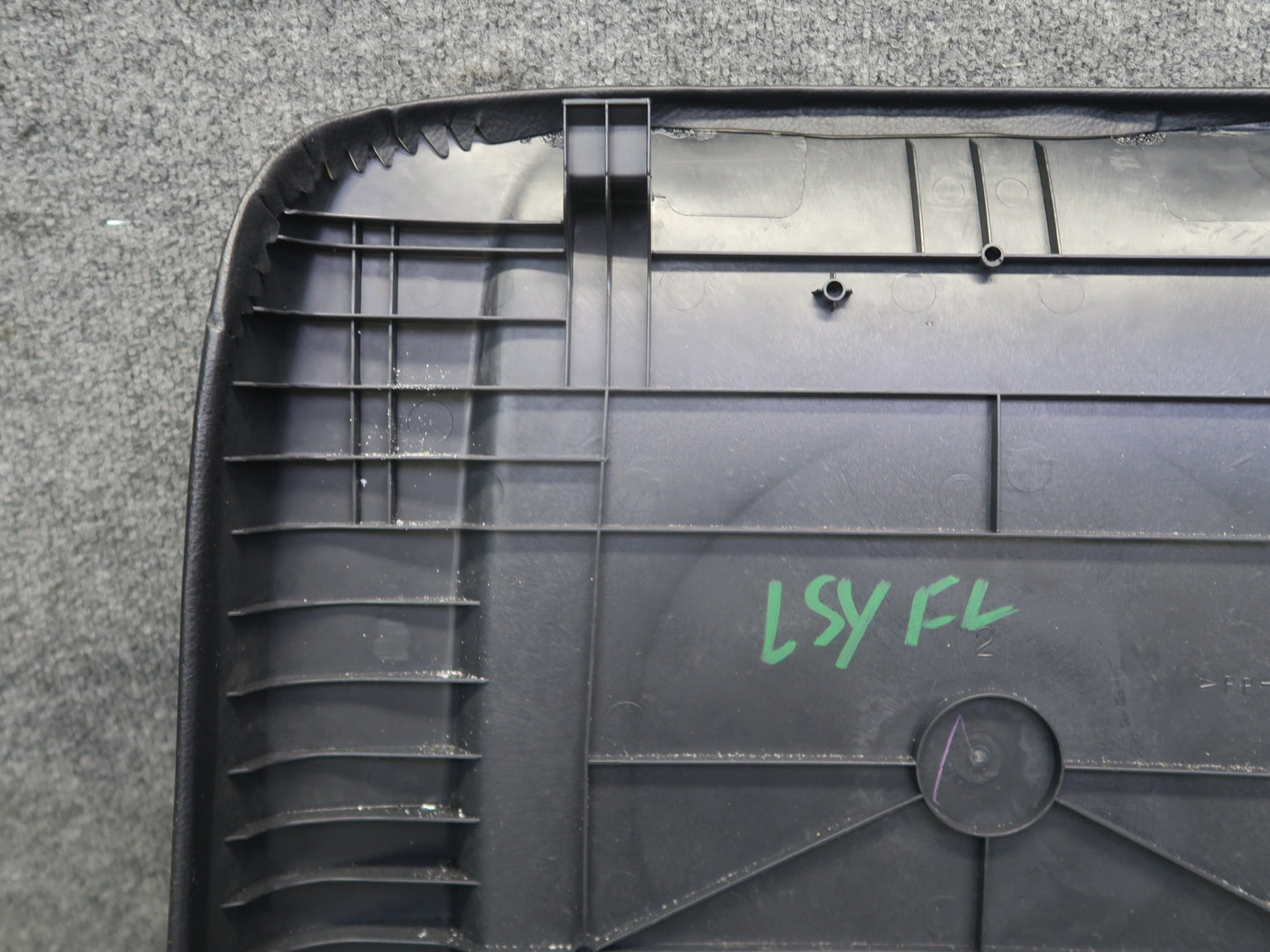 04-06 Lexus UCF30L LS430 Front Left Seat Back Trim Panel Black OEM