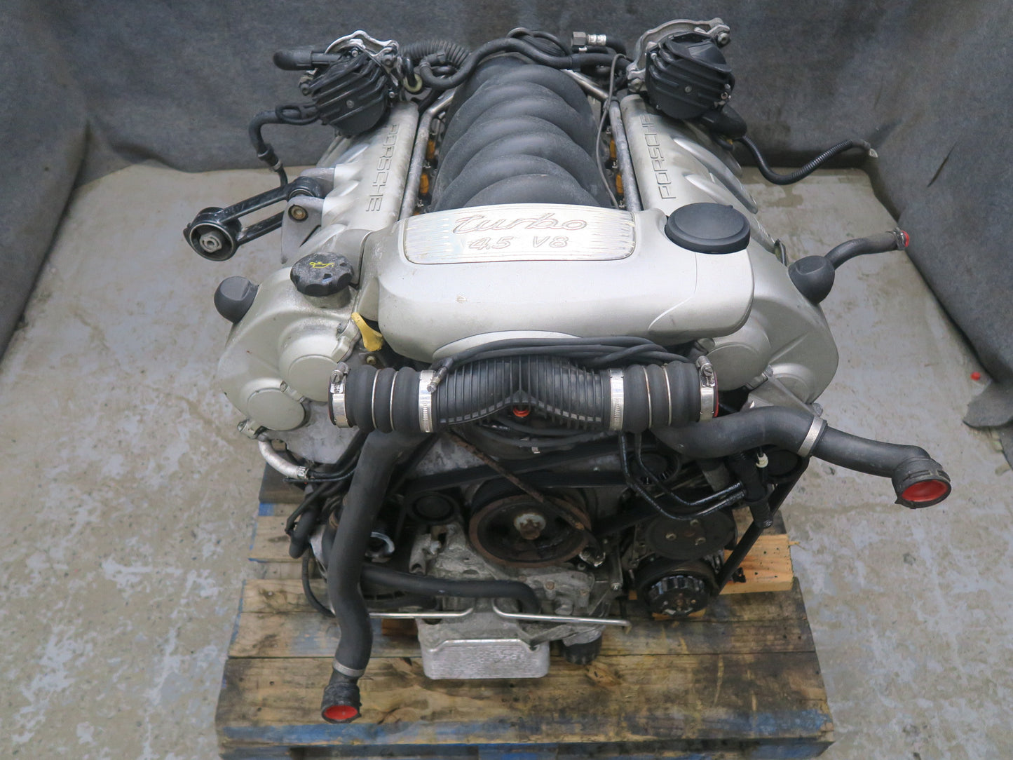 04-06 Porsche Cayenne 955 Turbo 4.5 M48.50 AWD VIN C 5th Digit Engine Motor 119k