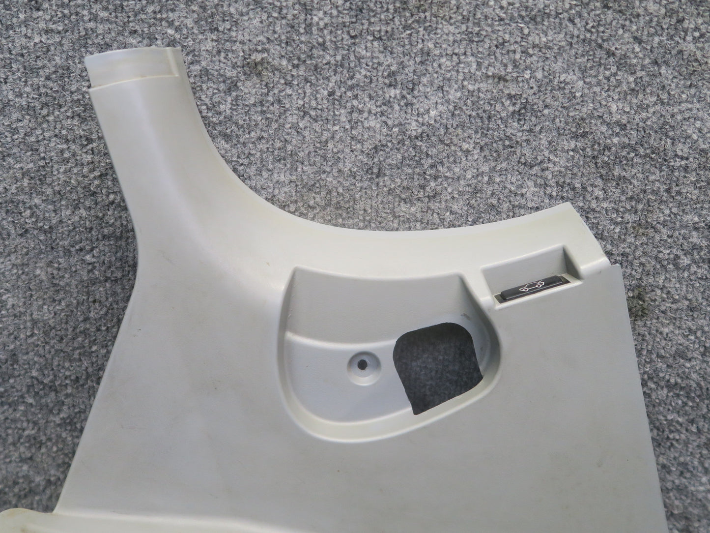 01-06 BMW E46 330ci Coupe Conv Left Footrest Right Kick Trim Panel Set Gray OEM