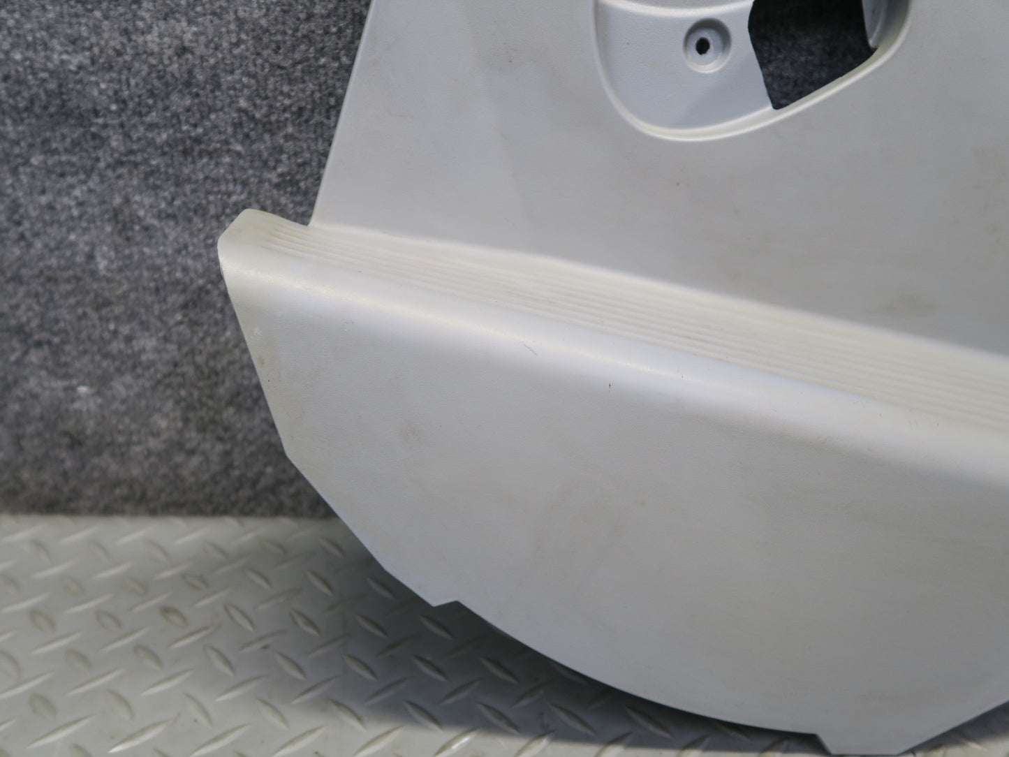 01-06 BMW E46 330ci Coupe Conv Left Footrest Right Kick Trim Panel Set Gray OEM